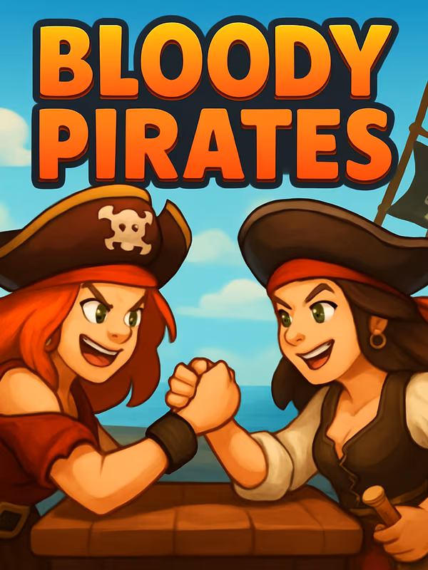 Couverture du jeu Bloody Pirates avec un équipage de pirates